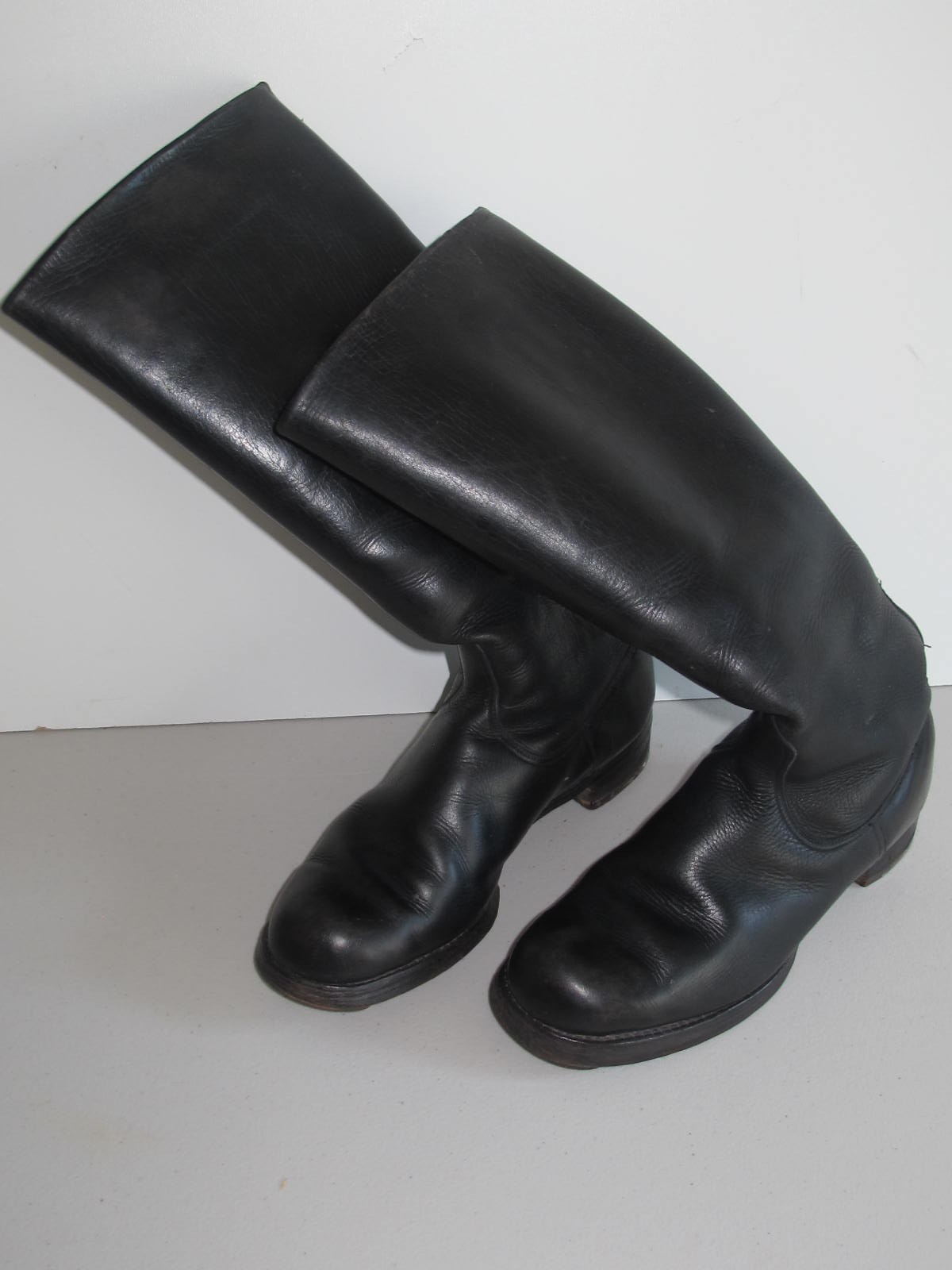 Third Reich German HJ Leaders Leather Boots – Item 99366 | Military ...